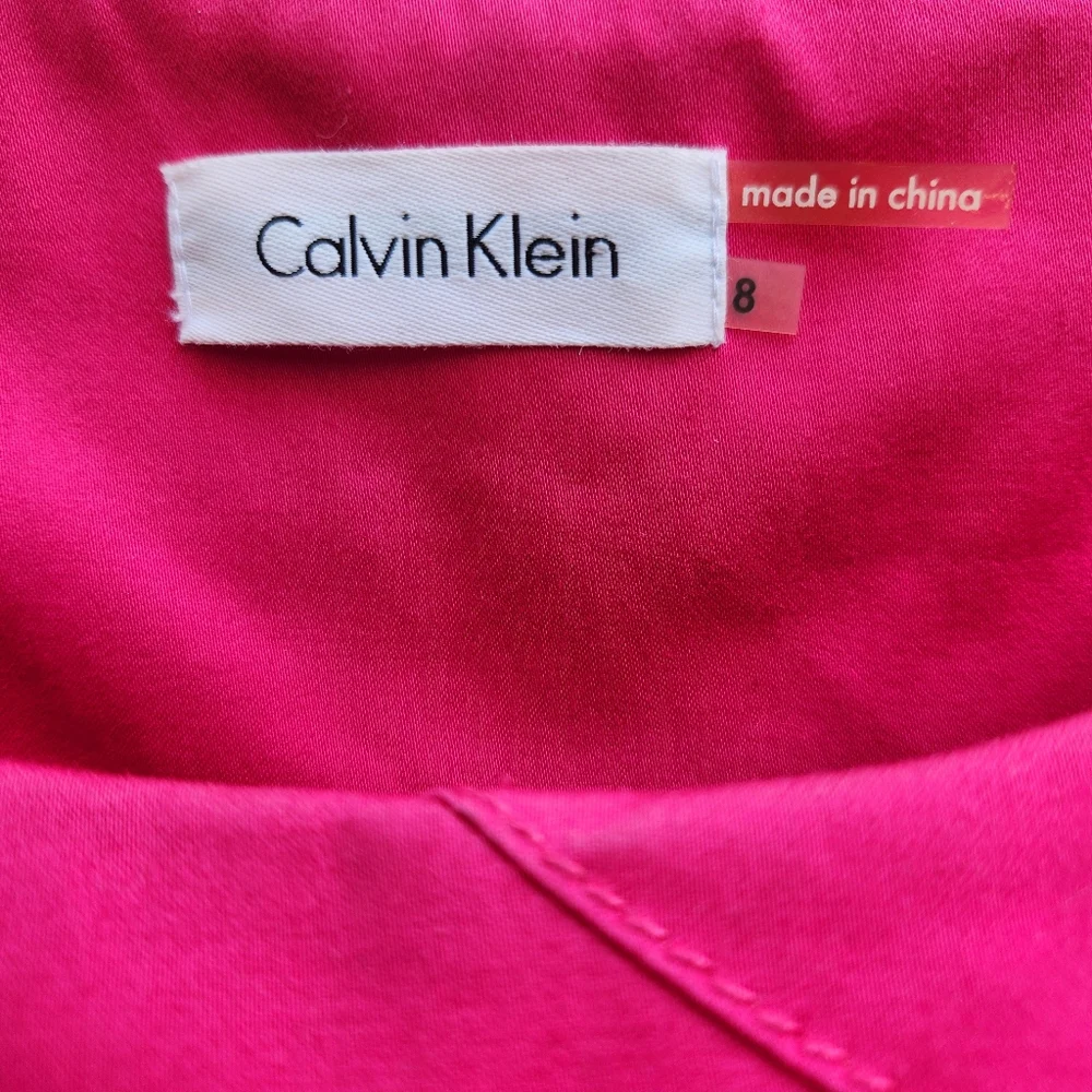 Calvin Klein Pink Pleated Swing  Dress - Picture 5 of 9